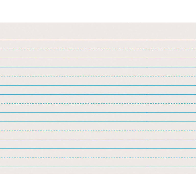 Newsprint Handwriting Paper, Skip-A-Line, Grade 1, 1" x 1/2" x 1/2" Ruled Long, 11" x 8-1/2", 500 Sheets
