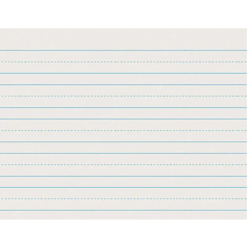 Newsprint Handwriting Paper, Skip-A-Line, Grade 1, 1" x 1/2" x 1/2" Ruled Long, 11" x 8-1/2", 500 Sheets
