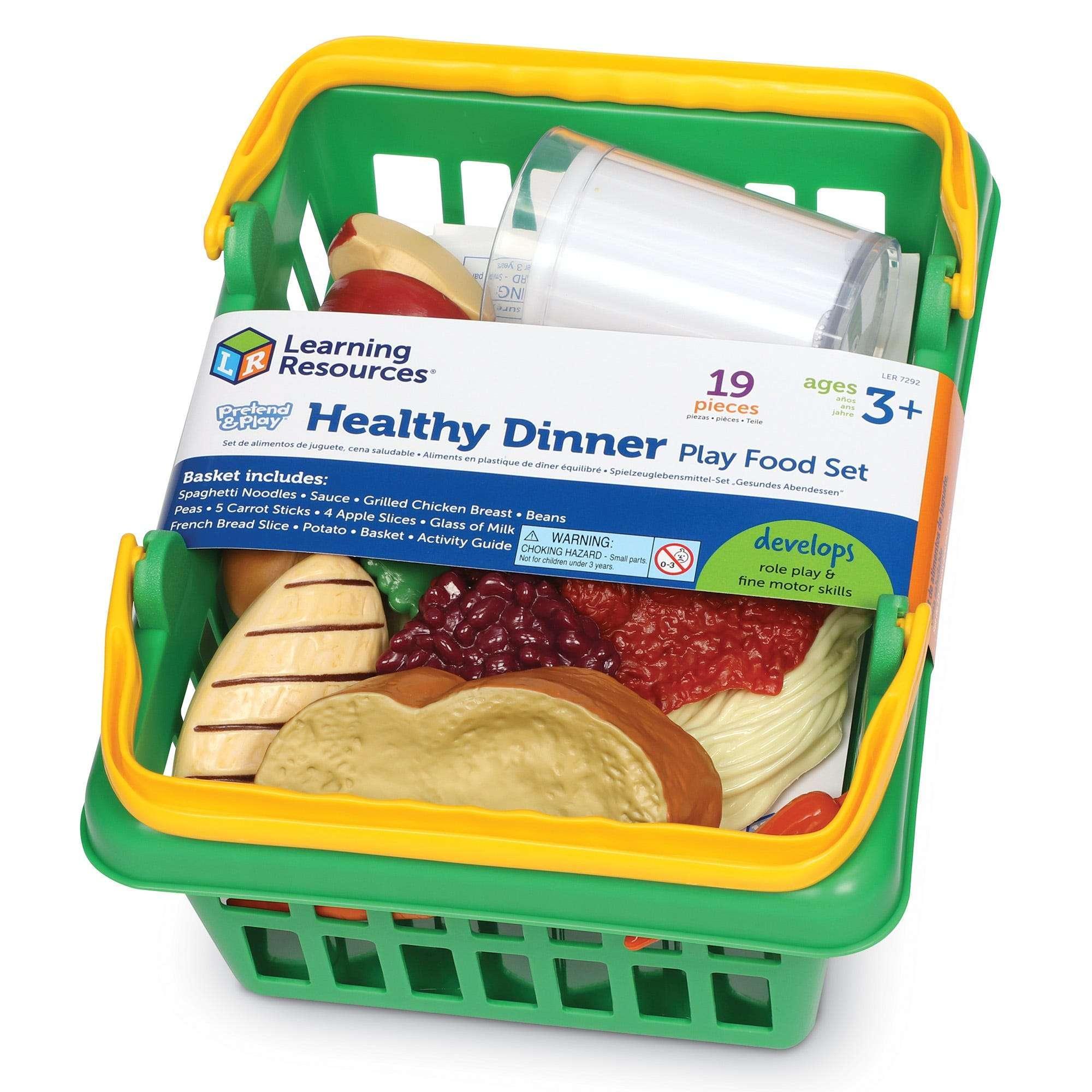 Pretend & Play® Healthy Dinner Set Item # LER7292 | Ages 3+