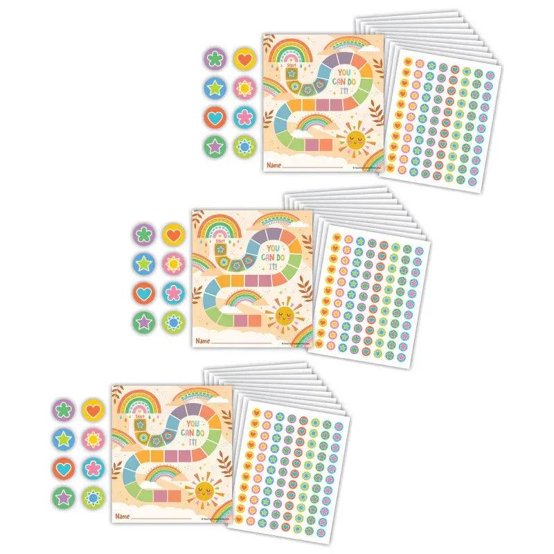 Super Star Reward Trackers with Stickers, 3 Packs – Gramco School Supplies