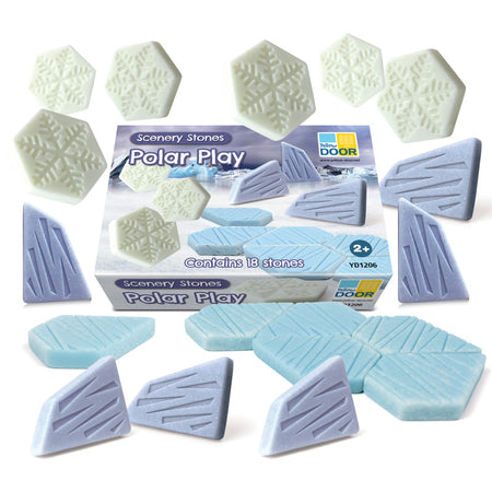 Scenery Stones &ndash; Polar Play, Set of 18