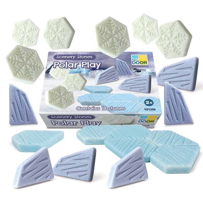 Scenery Stones &ndash; Polar Play, Set of 18