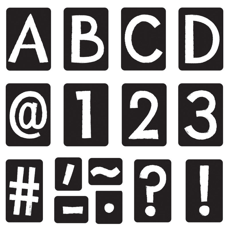 Black 4" Tiles Uppercase Ready Letters&reg;, 150 Pieces