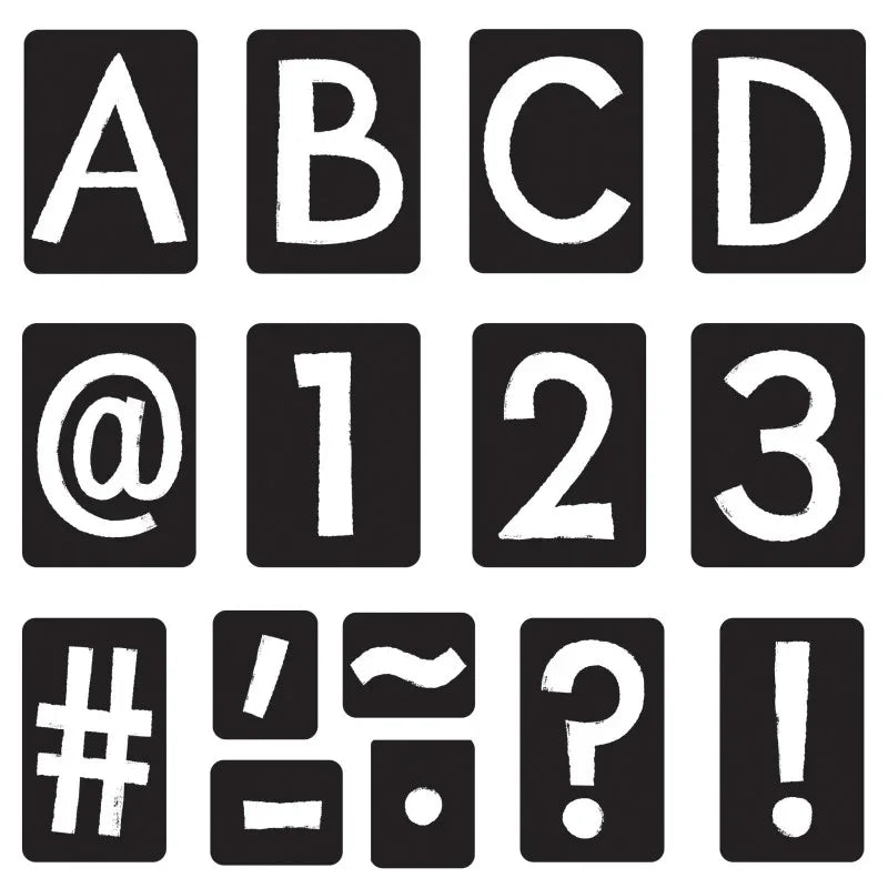 Black 4" Tiles Uppercase Ready Letters&reg;, 150 Pieces