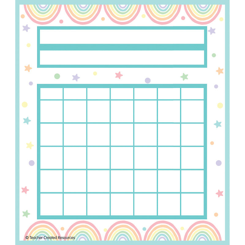 Pastel Pop Incentive Charts, Pack of 36