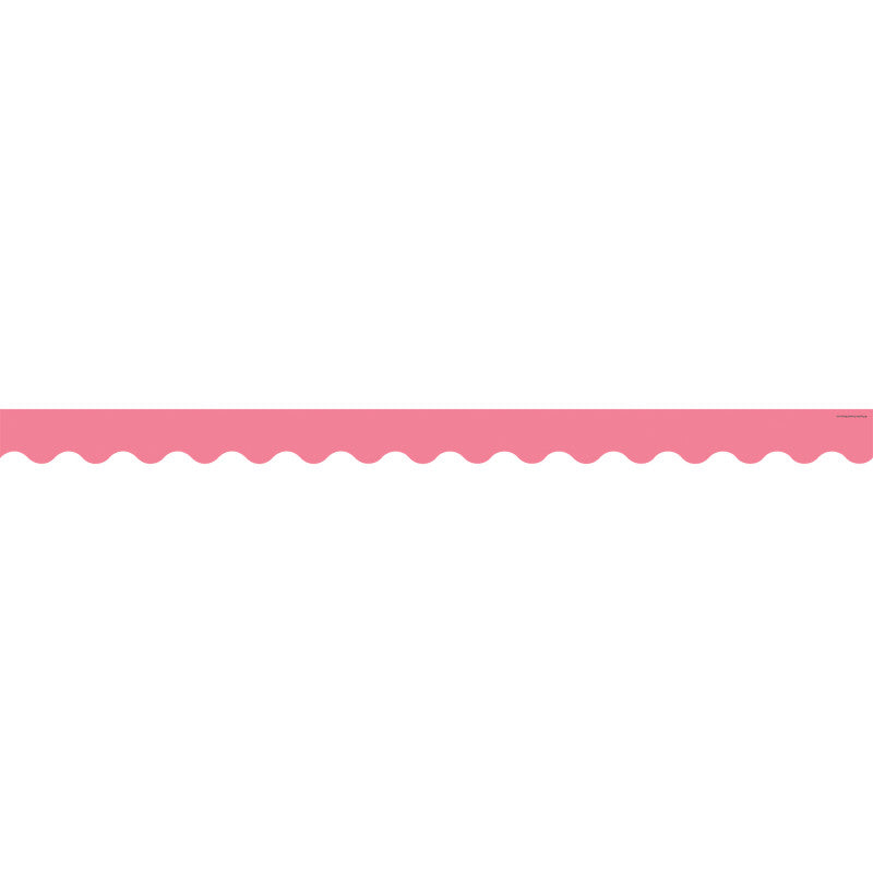 Light Pink Scalloped Border Trim, 35 Feet