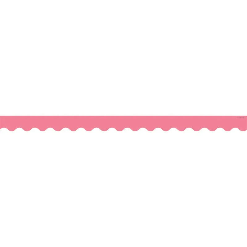 Light Pink Scalloped Border Trim, 35 Feet