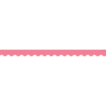 Light Pink Scalloped Border Trim, 35 Feet