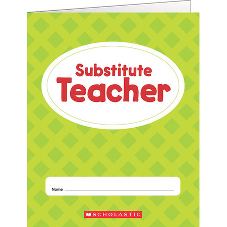 Substitute Teacher Folder