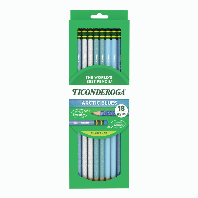 Arctic Blue #2 HB Pencils, 18 Count