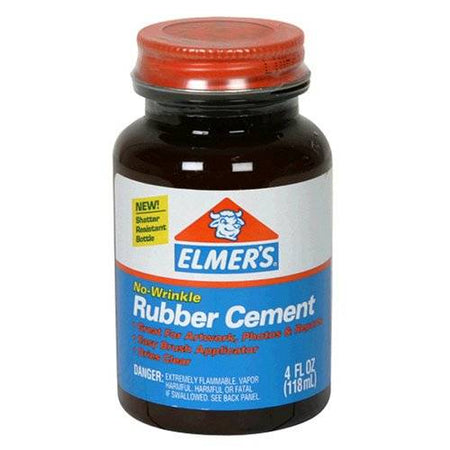 Elmer's Rubber Cement, 4 Oz E904