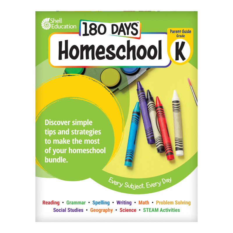 180 Daysâ¢: Homeschool Kindergarten Set