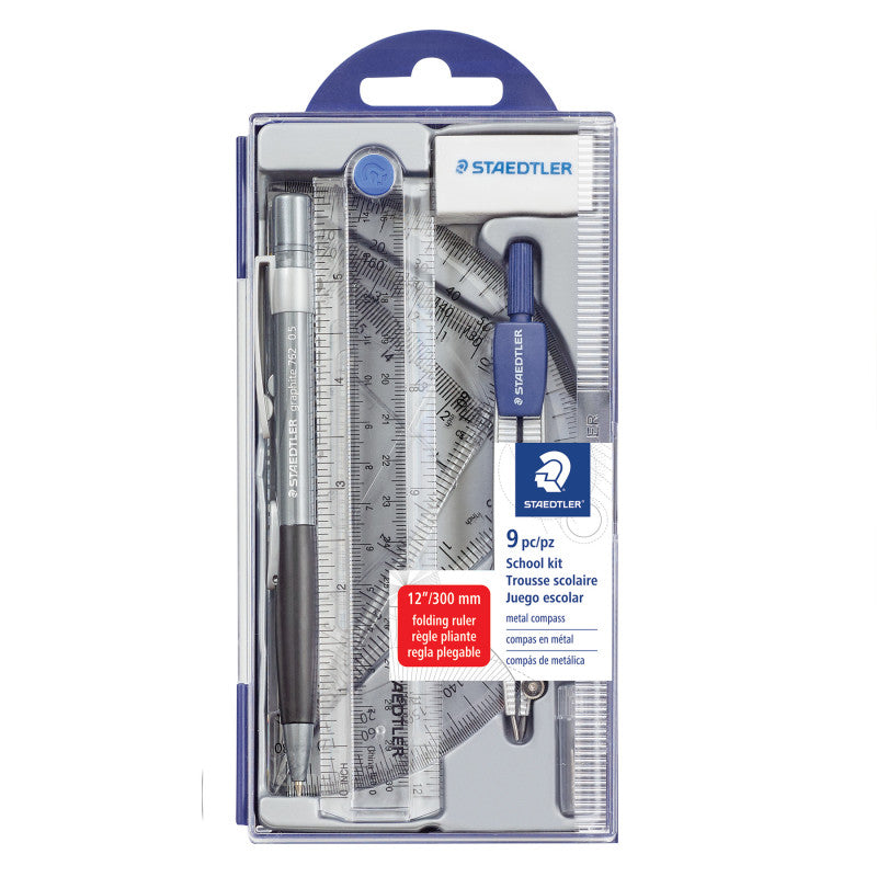 Math Compass Set, 9 Pieces