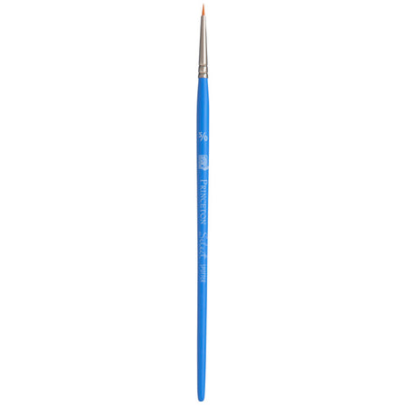 Select Artiste Spotter Brush, Synthetic Bristles, Short Handle Mixed Media Paintbrush, Jewel Blue, Size 5/0, 1 Count
