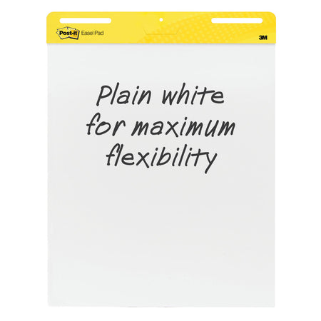Super Sticky Easel Pad, 25" x 30", White, 30 Sheets/Pad, 2 Pads