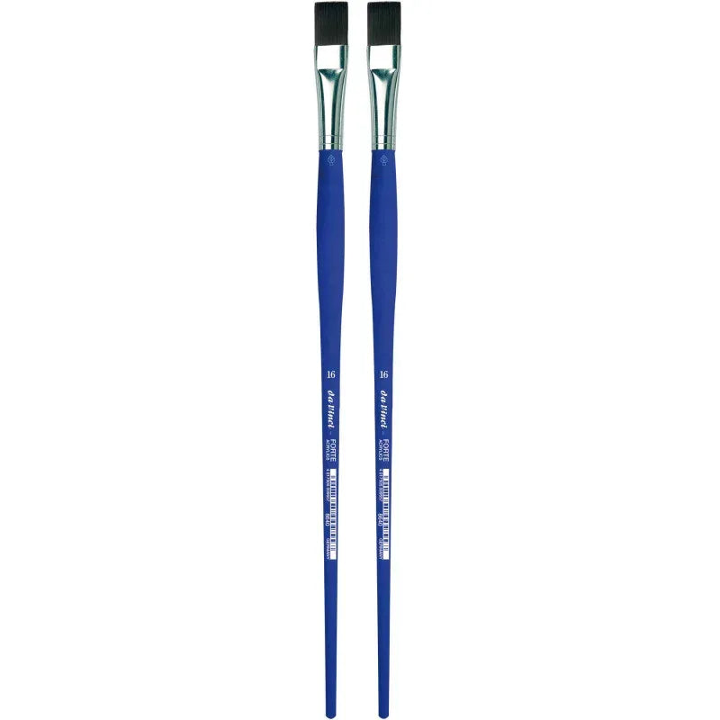FORTE-Acrylics Student Brush, Synthetic, Acrylic & Oil, Flat, Series 8640, Size 16, Pack of 2