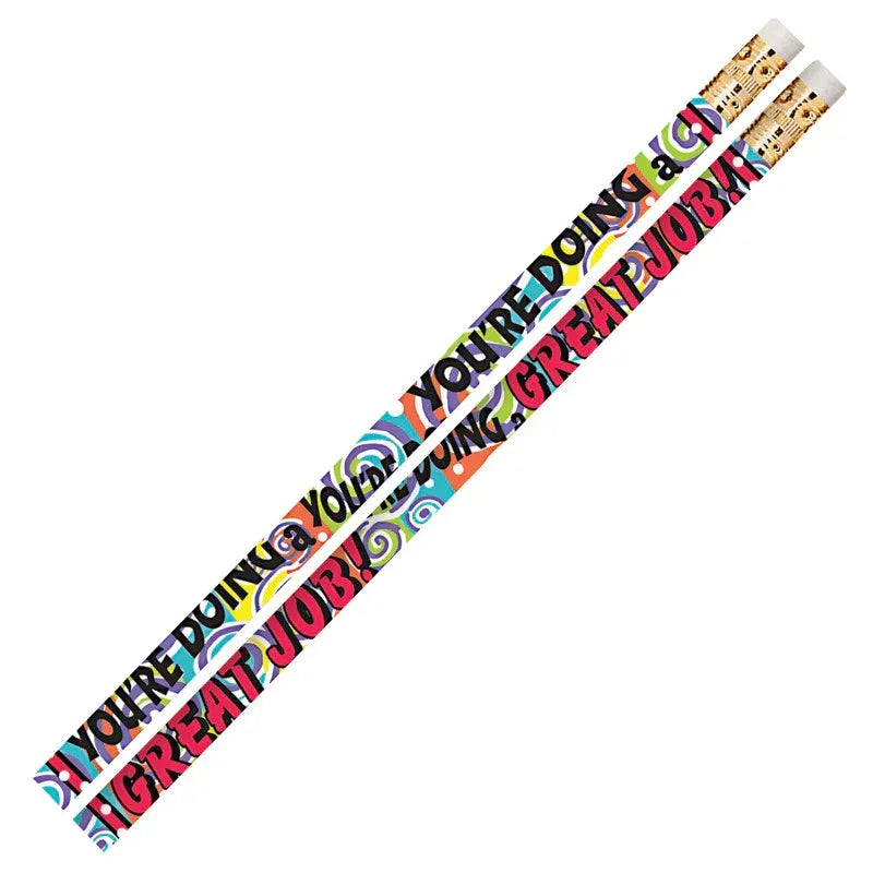 You're Doing A Great Job Motivational Pencils, 12 Per Pack, 12 Packs