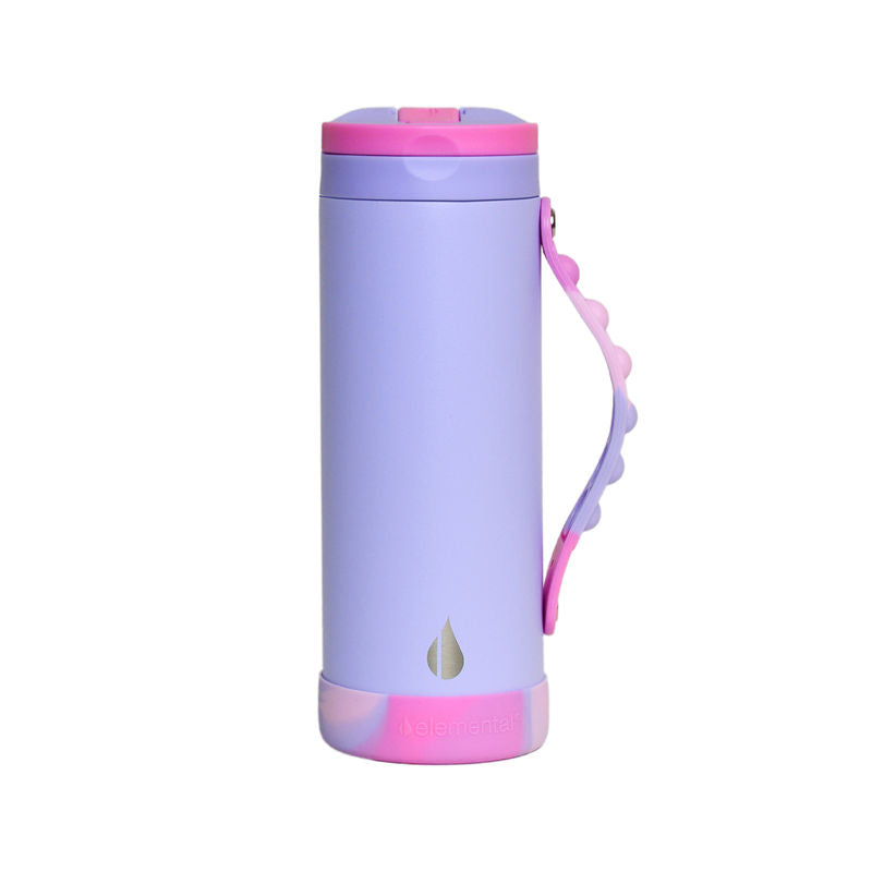 14oz Iconic Pop Bottle - Lilac Tie Dye