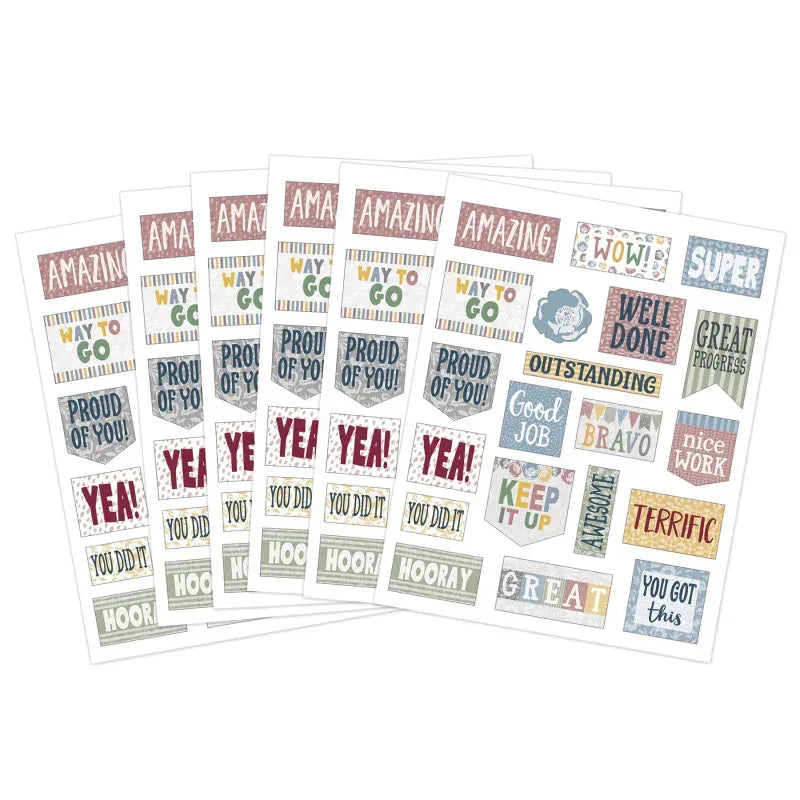 Classroom Cottage Stickers, Pack of 120