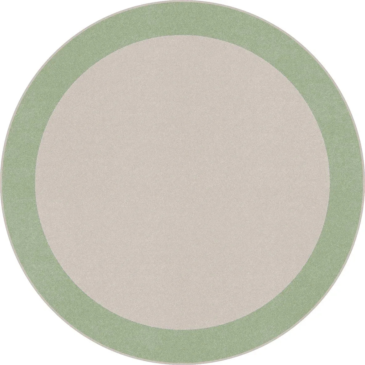 Easy Going 5'4" Round area rug in color Sage