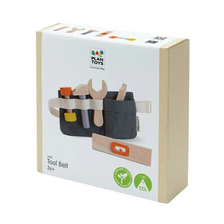 Pretend Play Tool Belt and Wooden Tool Set