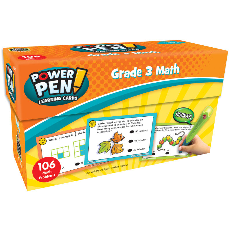 Power Pen&reg; Learning Cards: Math Grade 3
