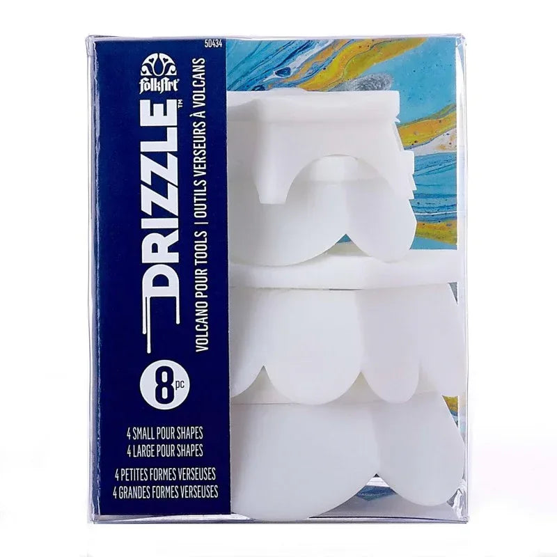 Drizzle Volcano Pour Tool Set, 8-Piece Set