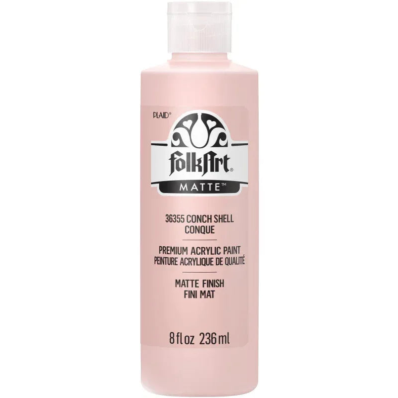 Acrylic Paint Matte, 8oz., Conch Shell