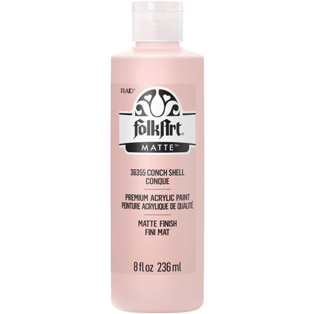 Acrylic Paint Matte, 8oz., Conch Shell