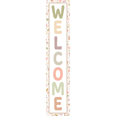 Terrazzo Tones Welcome Banner, 8" x 39"