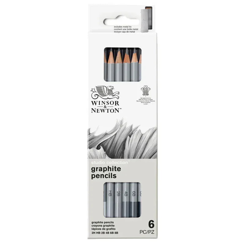 WN Studio Collection Graphite Pencil Tin - 6pc