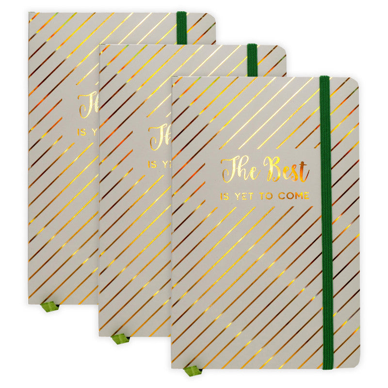 Haze Journal, 8.2" x 5.11", Green, Pack of 3