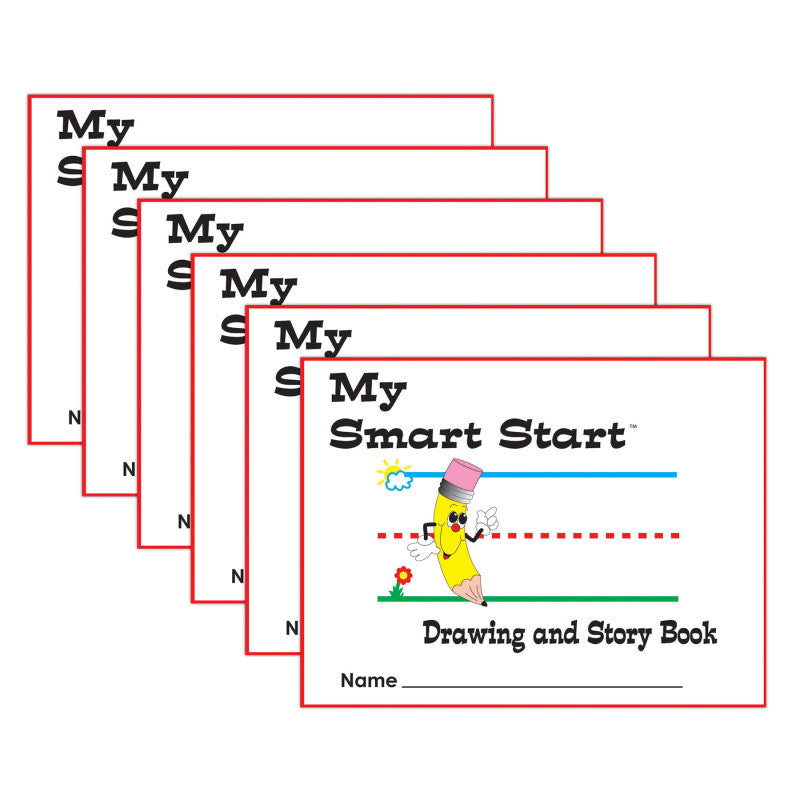 Smart Start Handwriting Series, Journals, Grades K-1, Landscape, Pack of 6