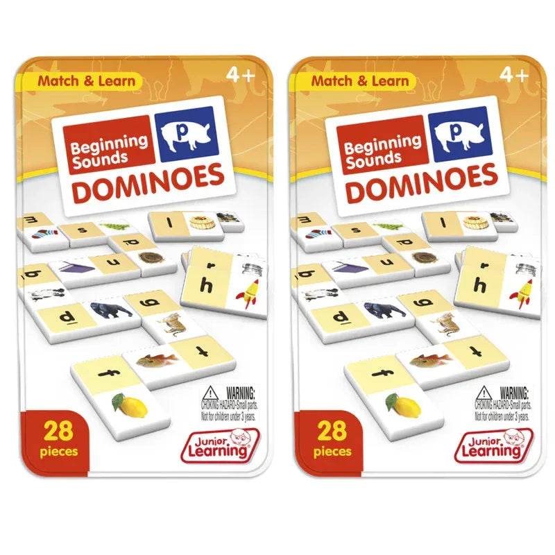 Beginning Sounds Dominoes, 2 Sets
