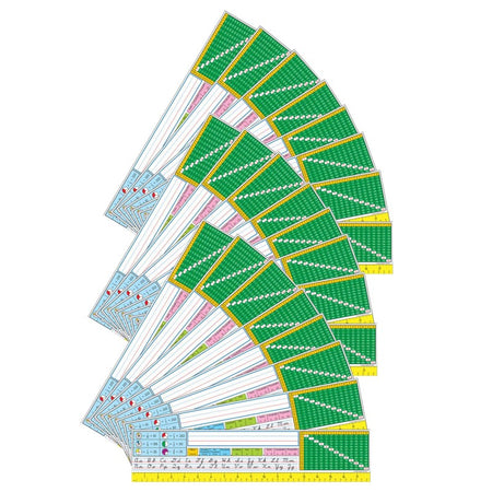 Desk Reference Nameplates, Modern Cursive, 36 Per Pack, 3 Packs