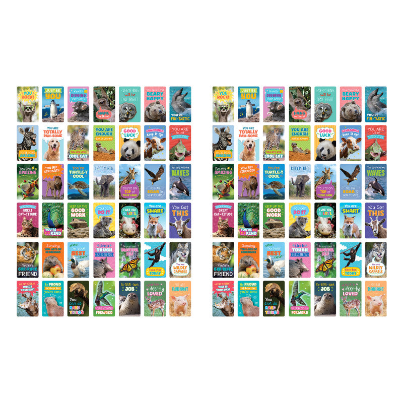2-Pack Go Wild Animals Encouragement Cards