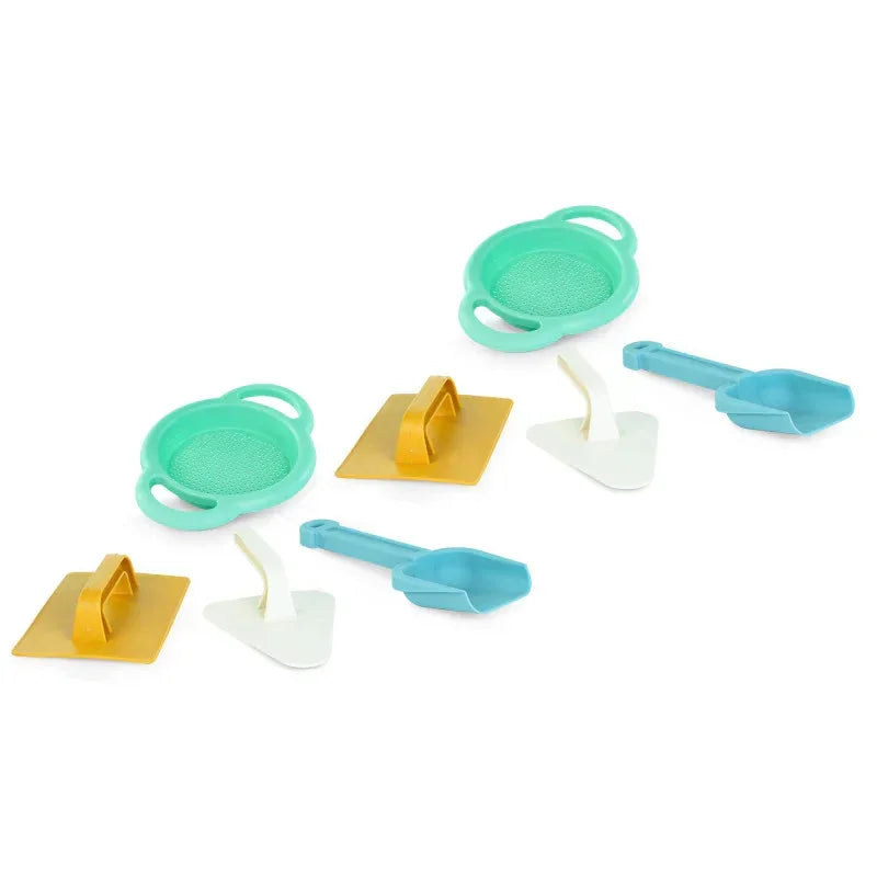 ECO Toy Sand Construction Set , Assorted Colors, 4 Pieces Per Set, 2 Sets
