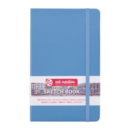 Sketchbook, 80 Sheets, 90lbs, Lake Blue Cover, 5.1" x 8.3" eed1141fdcf4668c23803be8d4458d510bd0188f