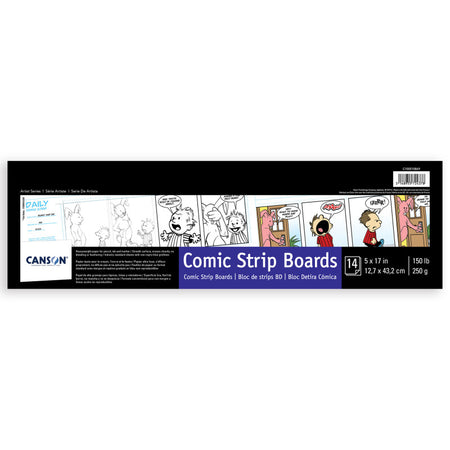 Artist Series Comic Strip Board, 14 Sheet, 5x17 inch, 1 Count
