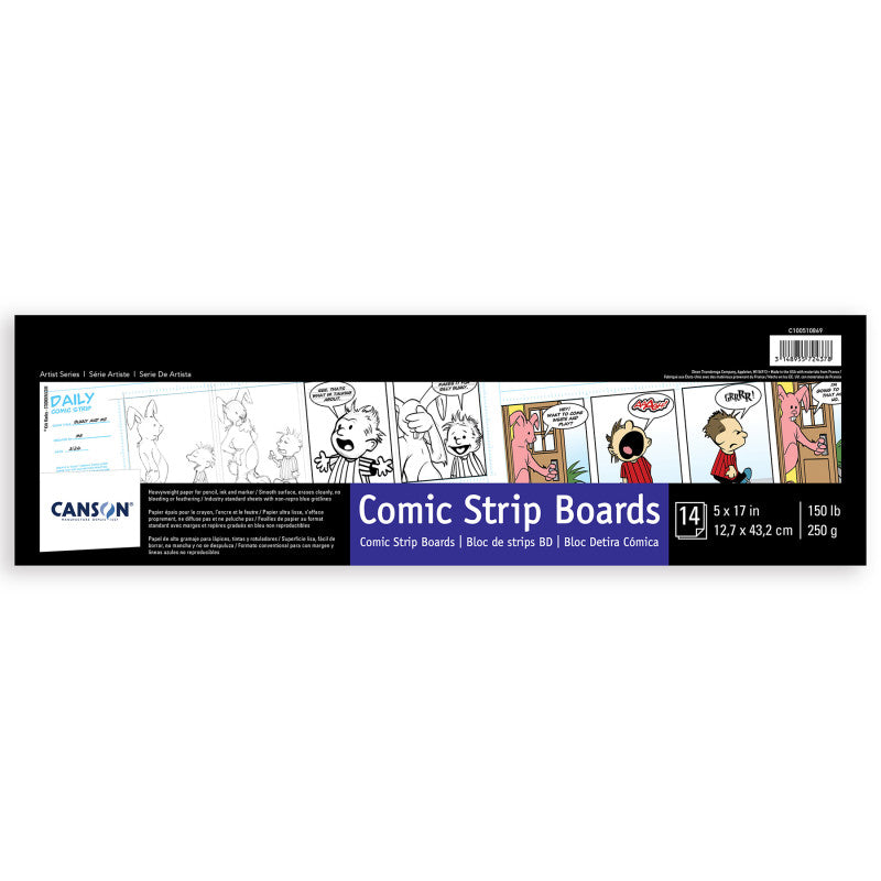 Artist Series Comic Strip Board, 14 Sheet, 5x17 inch, 1 Count