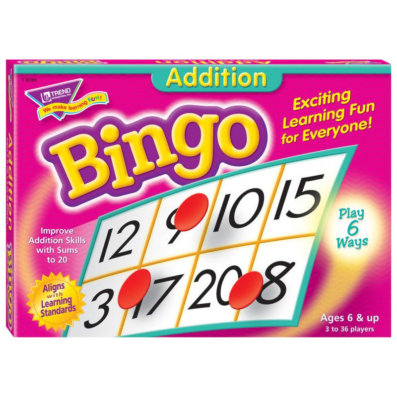 Addition Bingo Game