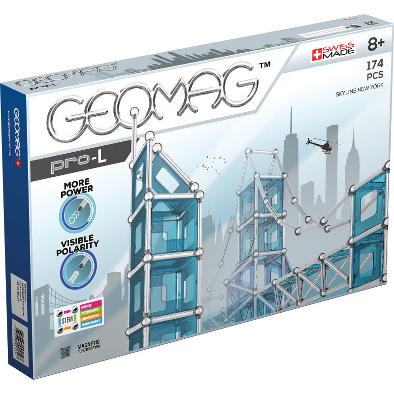 Geomag&trade; PRO L Building Set, 174 Pieces
