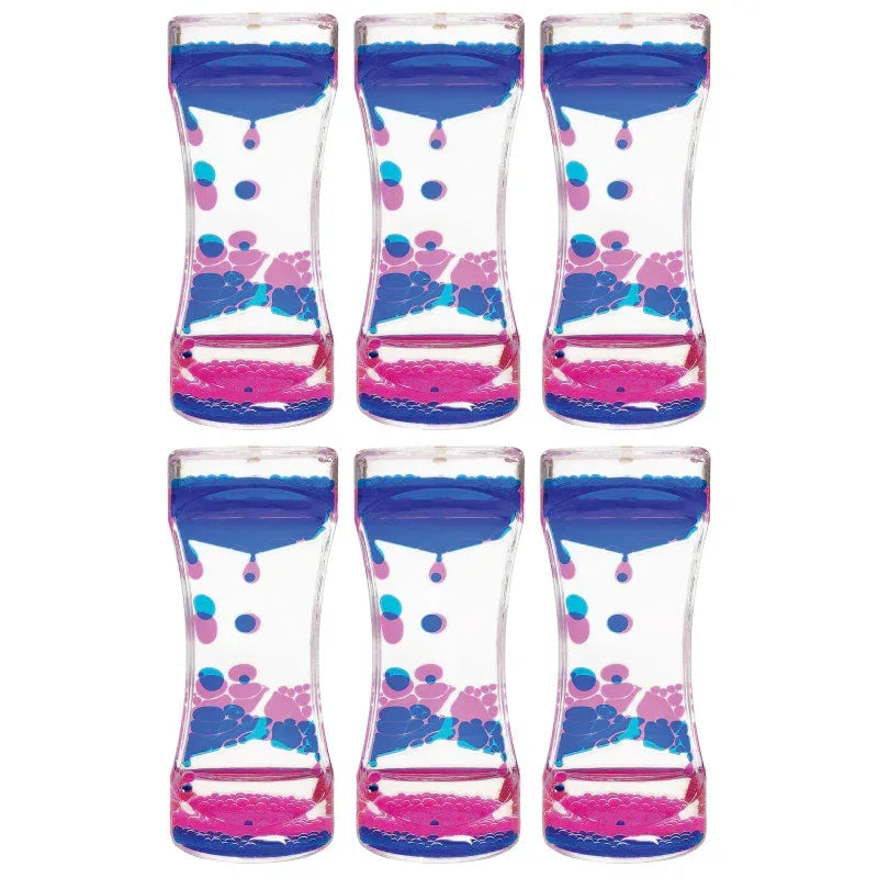 Blue & Pink Liquid Motion Bubbler, Pack of 6