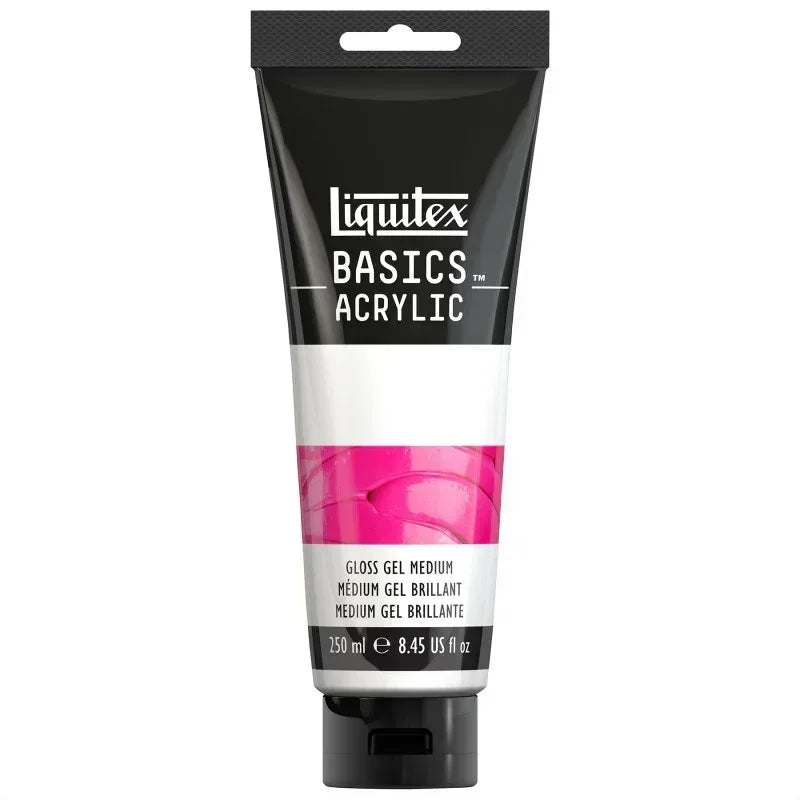 BASICS Gloss Gel Medium, 250 mL Tube
