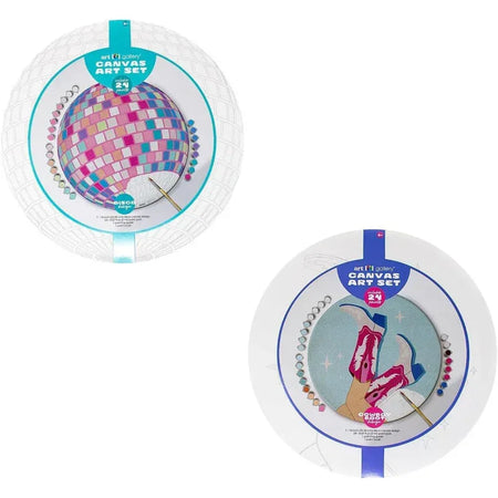 Gallery Disco Cowgirl Two Pack Paintable Canvas Art Set