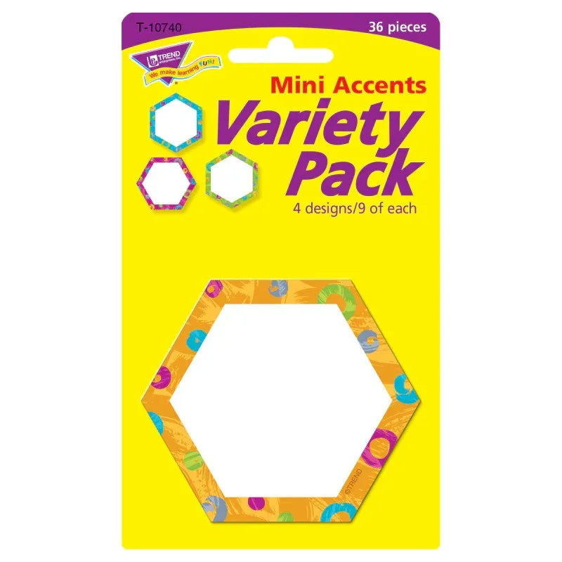 Color Harmony&trade; Hexa-swirls Mini Accents Variety Pack, 36 ct