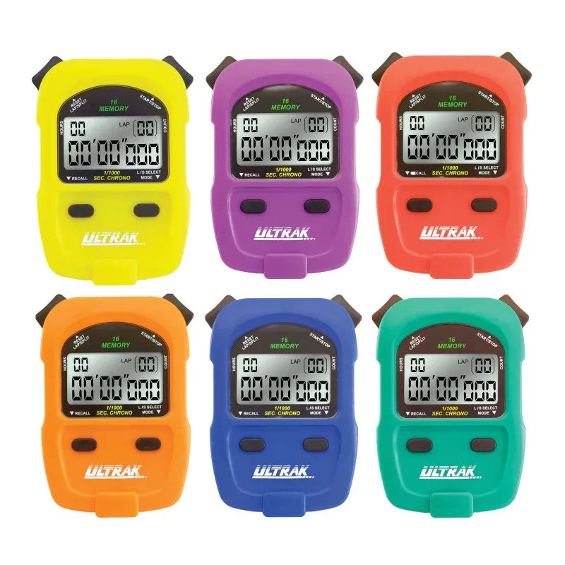 460 Rainbow Stopwatches, Set of 6