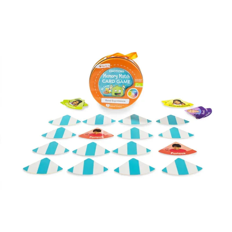 Emotions Memory Match Card Game for Kids