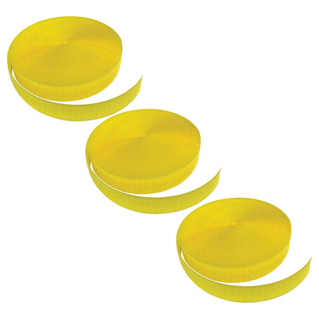 Spot On Yellow Carpet Marker Strip, 25 Feet, Pack of 3
