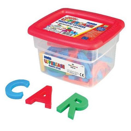 Jumbo Multi-Colored AlphaMagnets, Uppercase , EI-1682